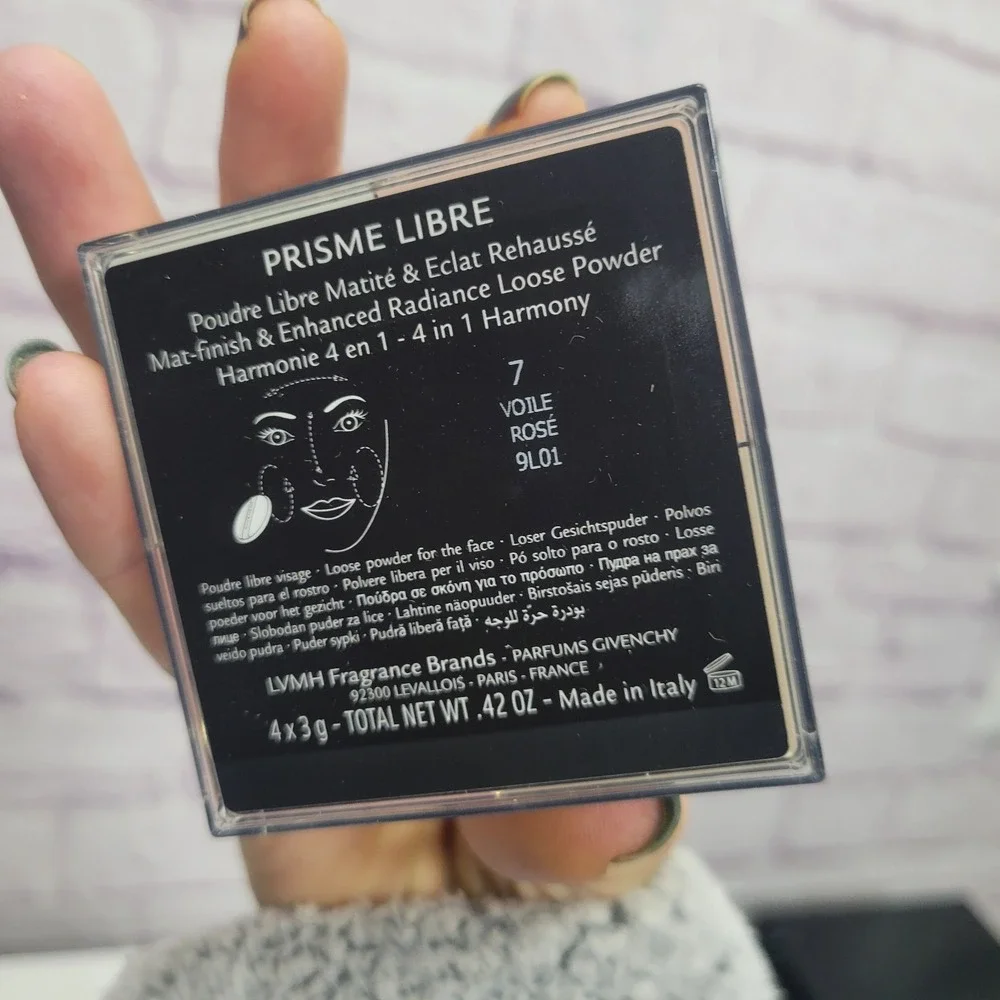NEW In Box Givenchy Prisme Libre Loose Powder 7‎ Voile Rose 4x3g Radiance Makeup